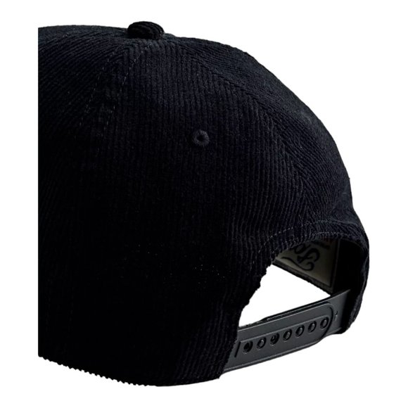 America Needle Ford Auto Parts Corduroy Rope Adjustable Hat Cap Black Gold OSFM - Picture 3 of 3